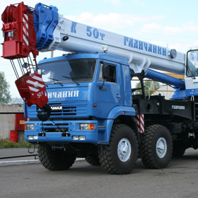 Аренда крана 50 тонн